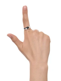 Maria Black Saddle Ring Ring Sølv