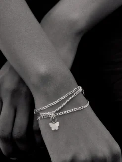 Maria Black Saffi Bracelet Small Armbånd Sølv