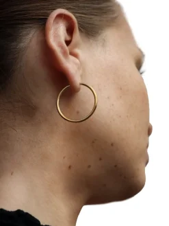 Maria Black Senorita 35 hoop Øredobber Gull