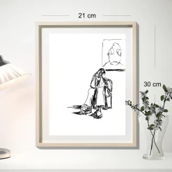 ole-kristian joki haukeberg Sort/hvitt A4 Kunst