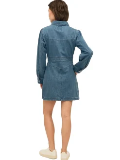 Once Untold Dina Dress Kjole Denim