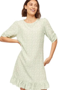 Once Untold Ellen Dress Kjole Hvit Og Grønn