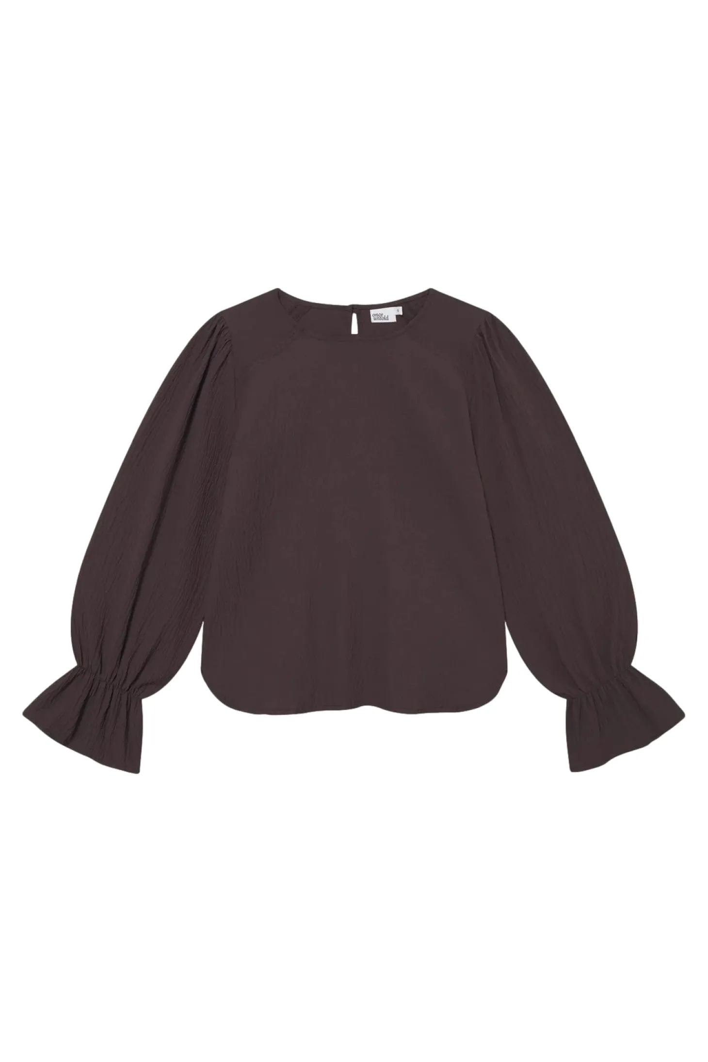 Once Untold Mercer Blouse Skjorte Brun