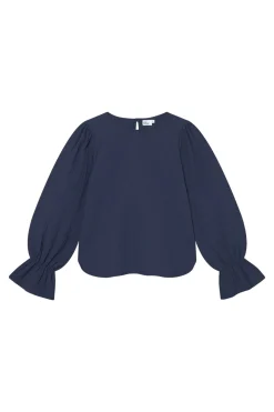 Once Untold Mercer Blouse Skjorte Marine