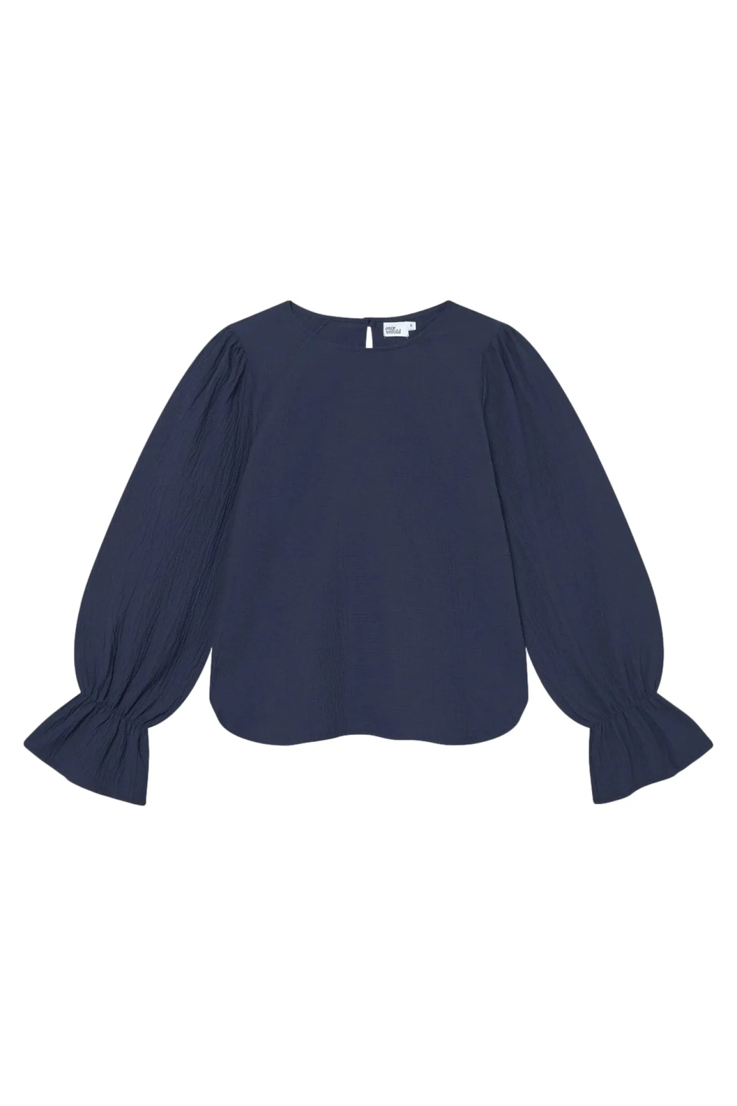 Once Untold Mercer Blouse Skjorte Marine