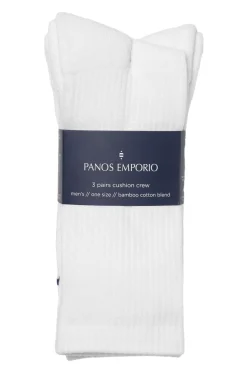 Panos Emporio 3 PK Casper Tech Tennis Sokker Hvit