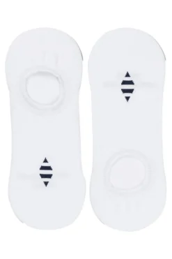 Panos Emporio Hans Erik Cotton No Show Liner 3pk Sokker Hvit