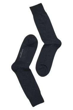 Panos Emporio 3PK Carl Casual Flat Knit Sokker Navy