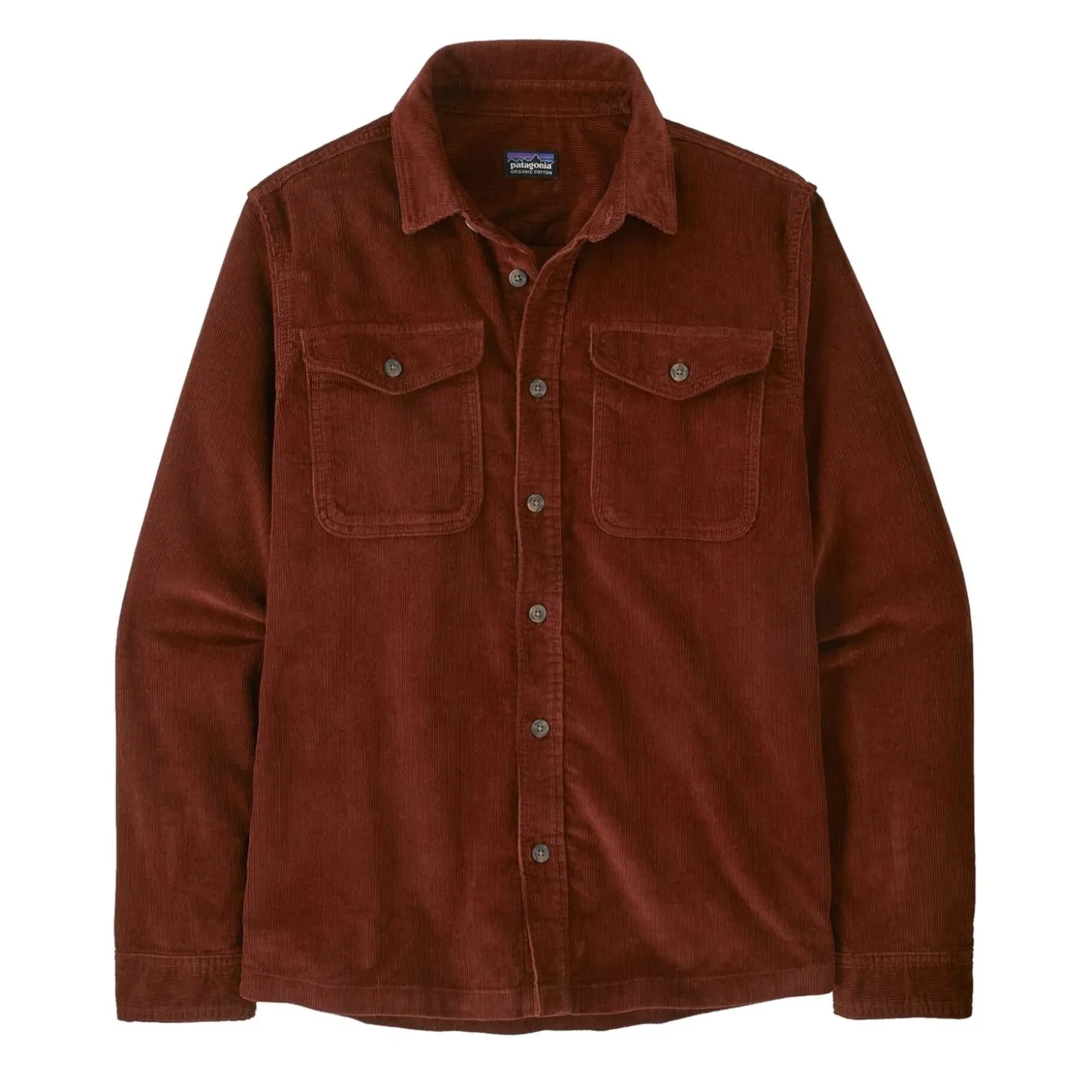 Patagonia M Corduroy Shirt Skjorte Rødbrun