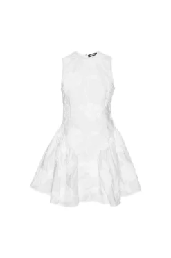 ROTATE Poplin Mini Dress Kjole Hvit