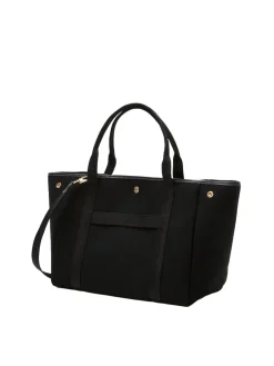 Rue de Verneuil Traversée M Whip Black Flannel Veske Sort