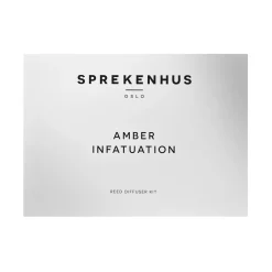 Sprekenhus Diffuser Kit 250ml - Amber Infatuation Duftpinner Hvit