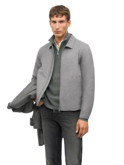 Tiger of Sweden Barnaby Zip Overshirt Grå