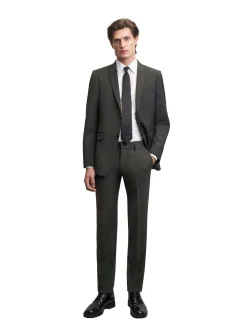 Tiger of Sweden Tenutas Travel Suit Pants Dressbukse Mørkegrønn