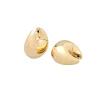 Tom Wood Bao Hoops Large Gold Øredobber Gull