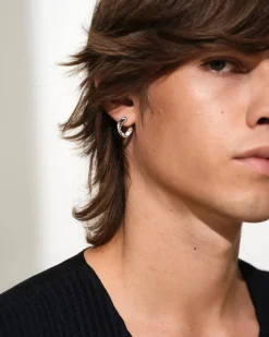 Tom Wood Dean Hoops Øredobber Sølv