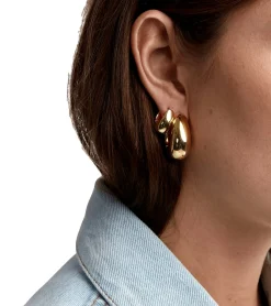 Tom Wood Ice Hoop Small Øredobber Gull