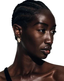 Tom Wood Ice Huggie Pave Gold Øredobber Gull