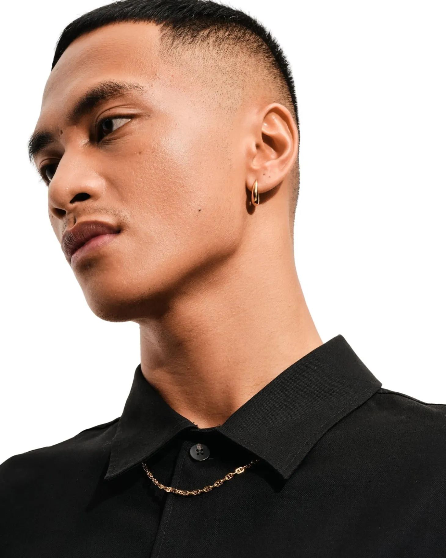 Tom Wood Liz Hoop Gold Øredobber Gull