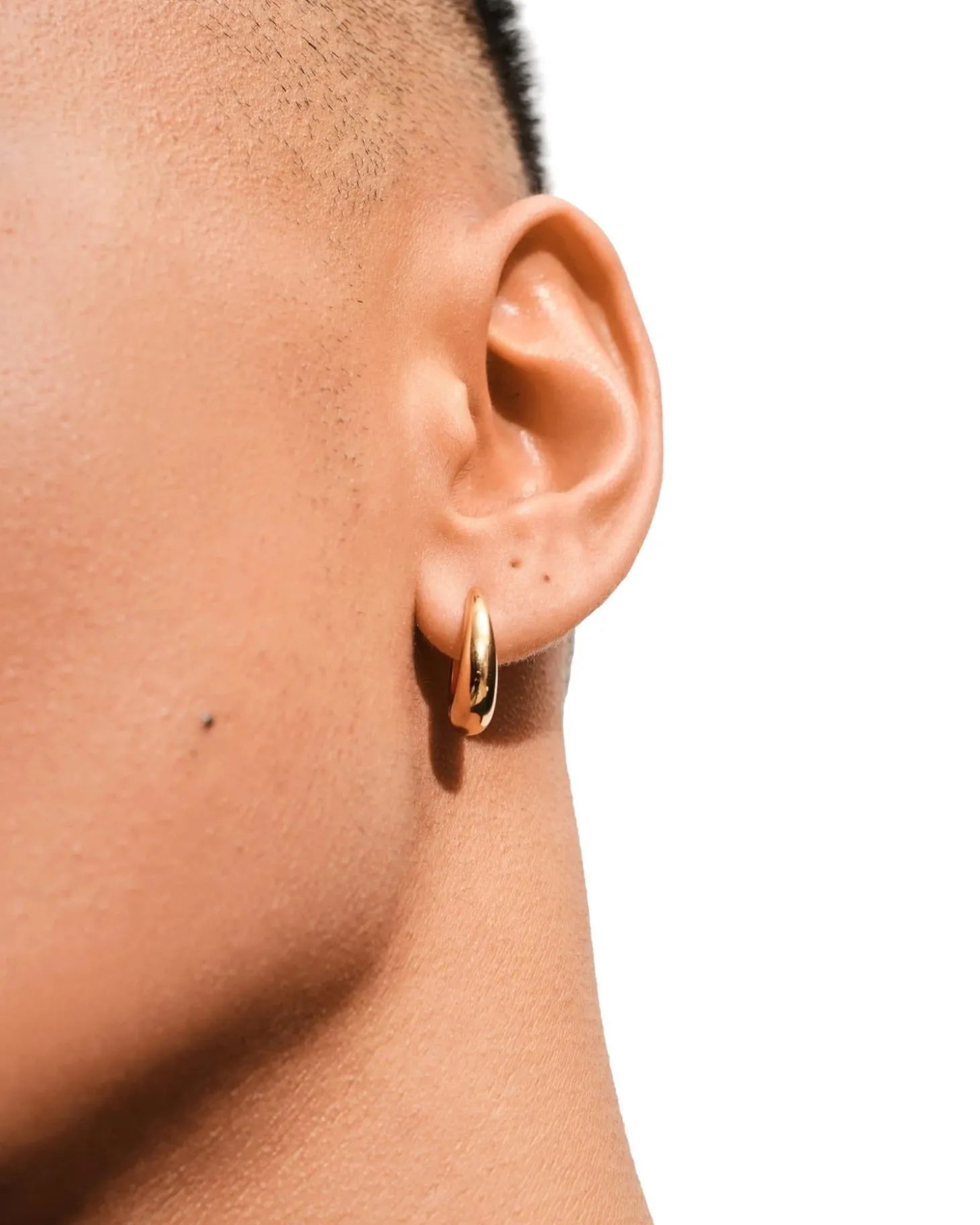 Tom Wood Liz Hoop Gold Øredobber Gull