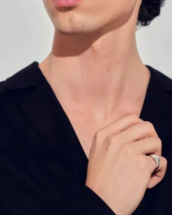 Tom Wood Mini Oval Ring Sølv