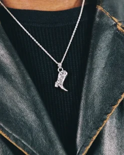TwoJeys Boot Necklace Smykke Sølv