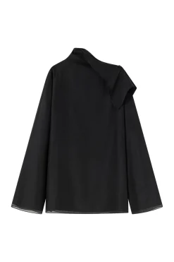 Viktoria Chan Cedar oversized blouse Skjorte Blank Sort