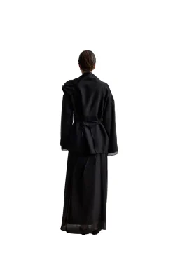 Viktoria Chan Cedar oversized blouse Skjorte Blank Sort