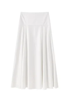 Viktoria Chan Gelene linen skirt Skjørt Hvit