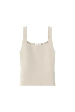 Viktoria Chan Gelene square knit Skjorte Beige