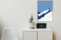 Wallstories Vinterdag på Slogen Print